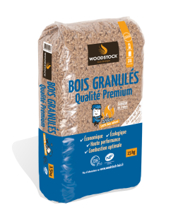 Granulés de bois Pellets 15kg - WOODSTOCK